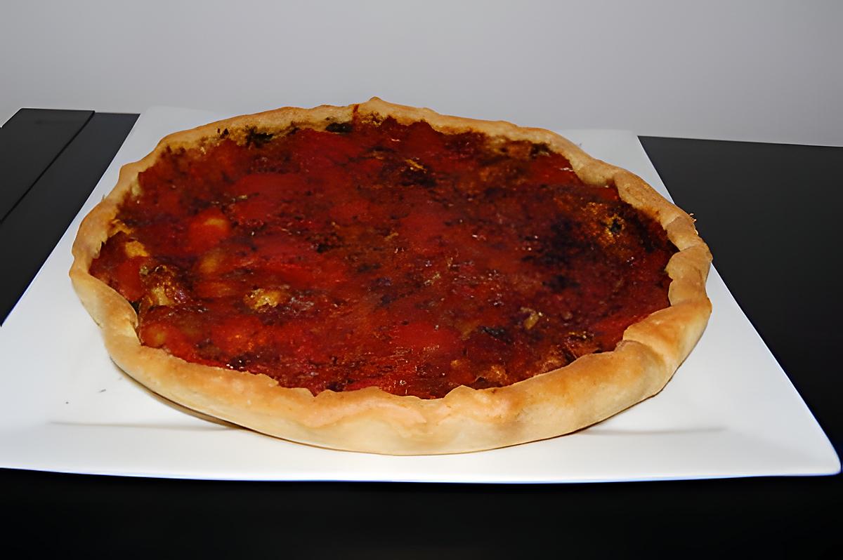 recette Tarte fine à la Tomate et au Basilic