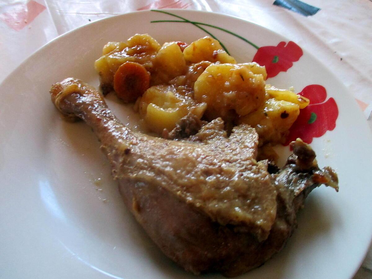 recette cuisse de canard a la bourguignonne