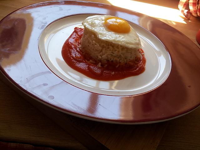 recette Arroz a la cubana (riz à la cubaine)