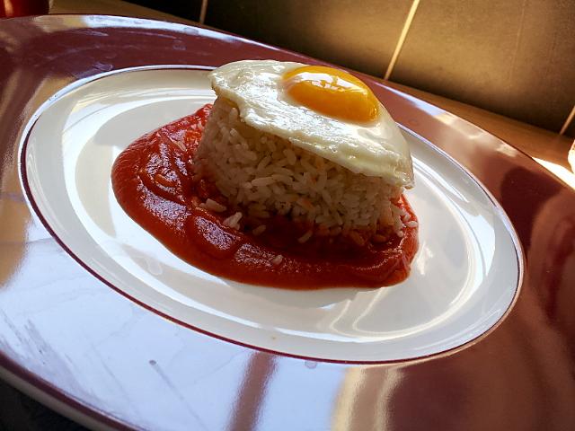 recette Arroz a la cubana (riz à la cubaine)