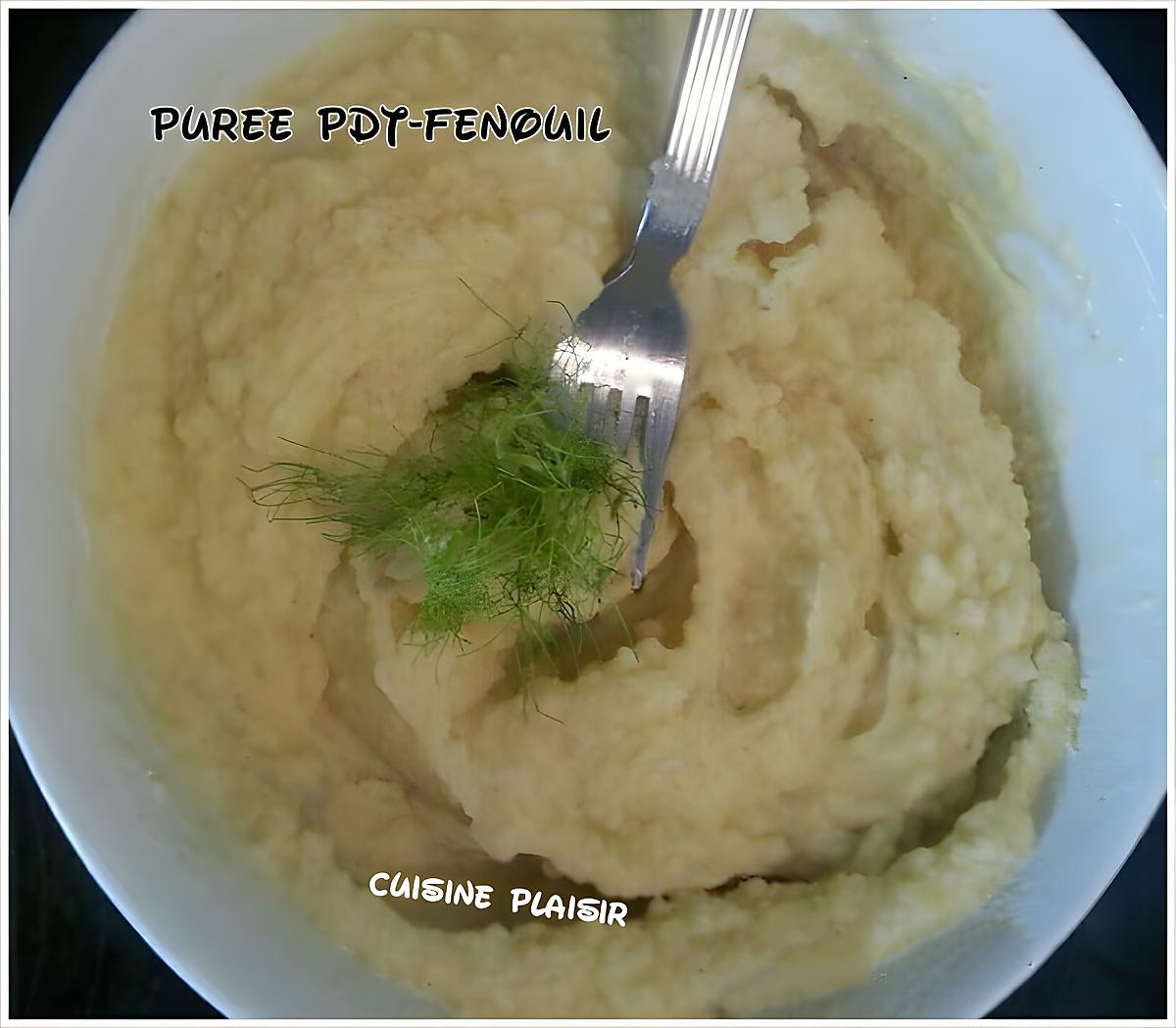 recette Purée de Pdt et de fenouil