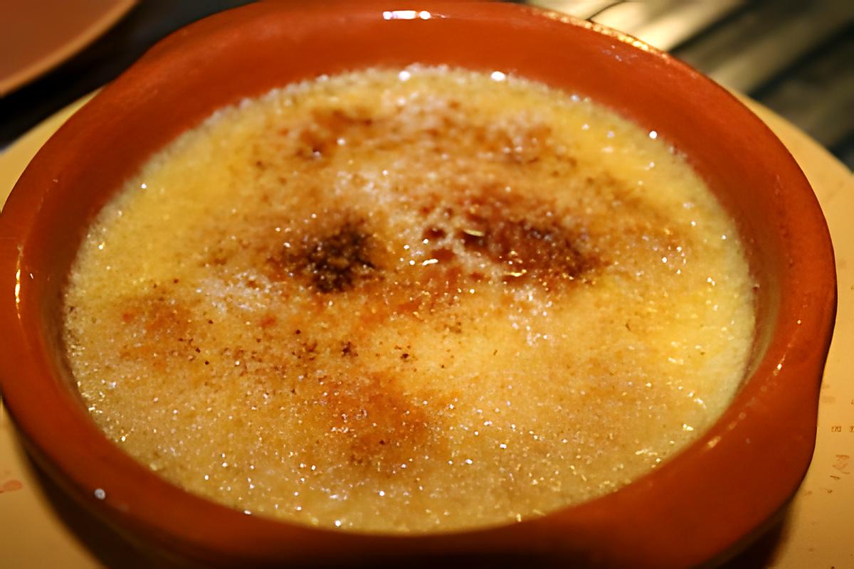 recette Crème brûlée à la courge et à la cannelle