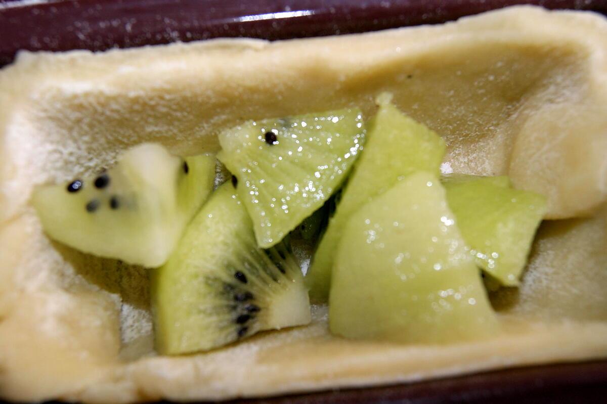 recette Tarte aux kiwis à la crème