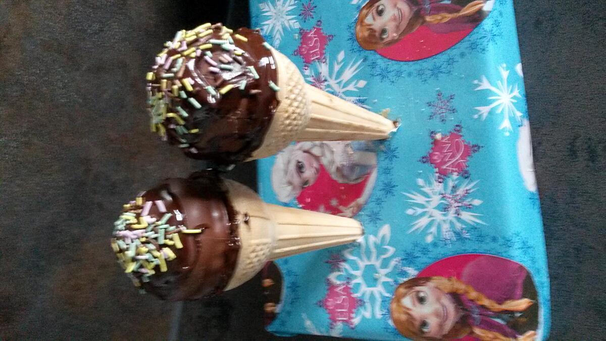 recette cornets de glace