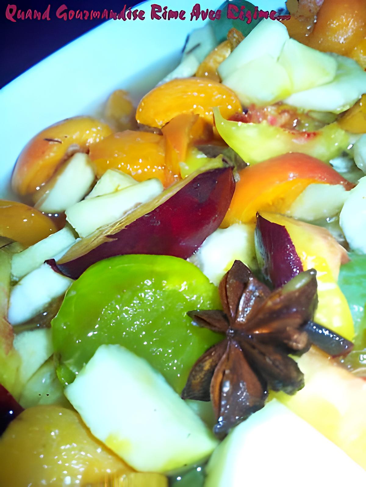 recette Salade De Fruits Epicée Délissime !!