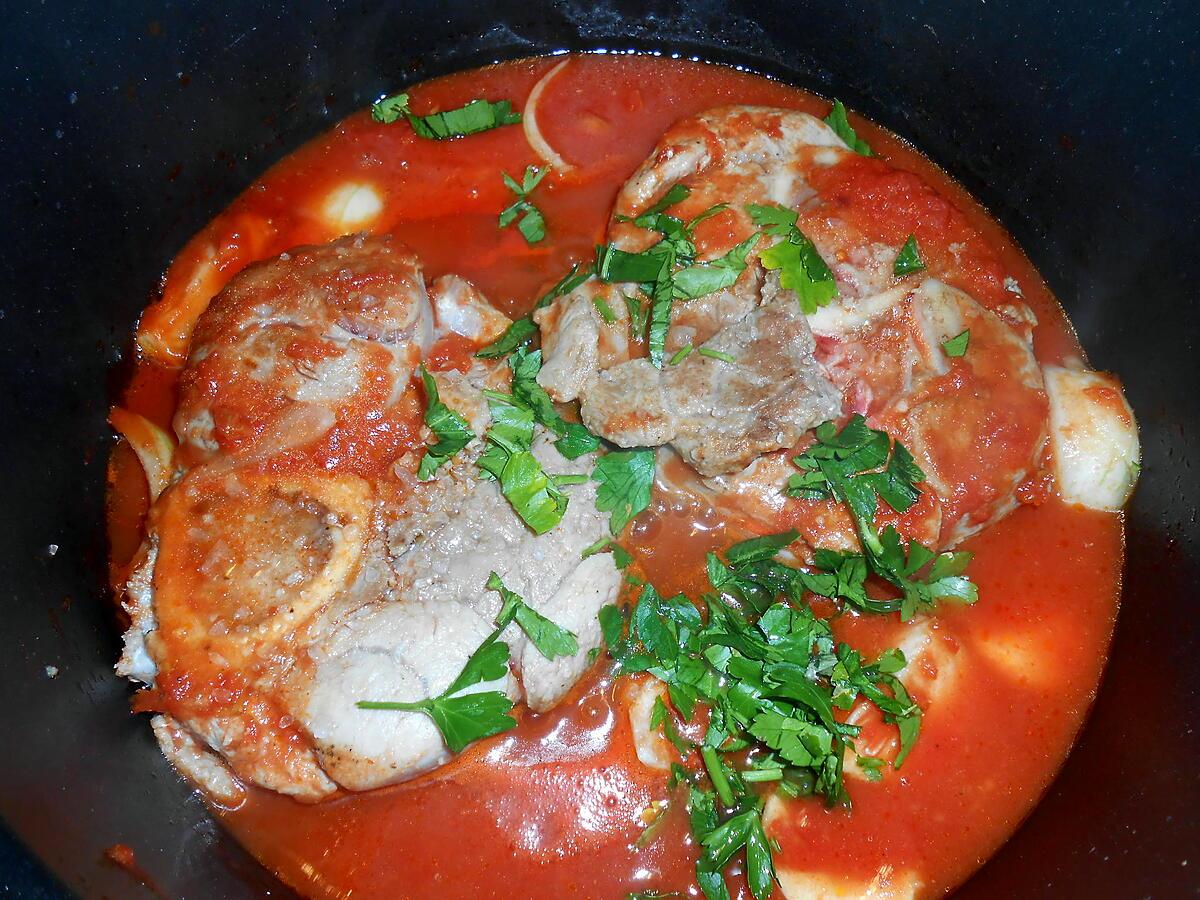 recette OSSO BUCCO CAROTTES ET PETITS LEGUMES