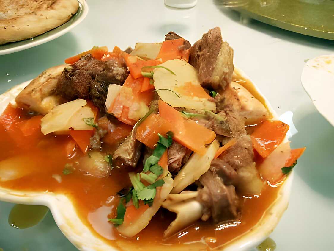 Potée d'agneau façon ouïghour