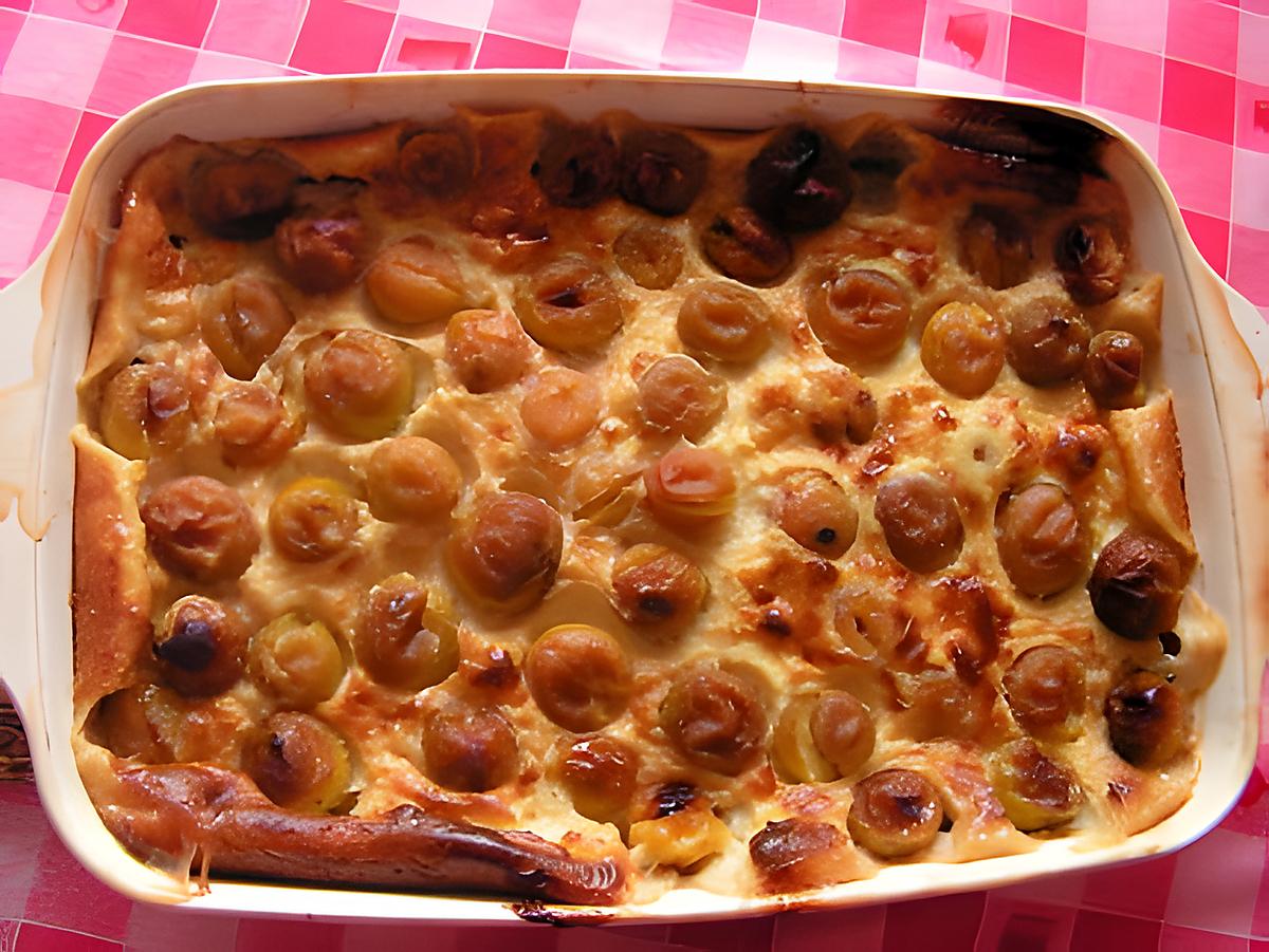 recette Clafoutis aux mirabelles