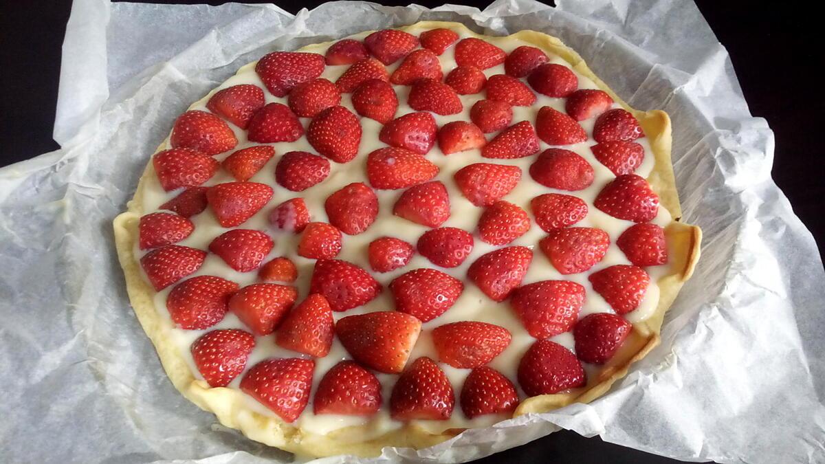 recette TARTE AUX FRAISE