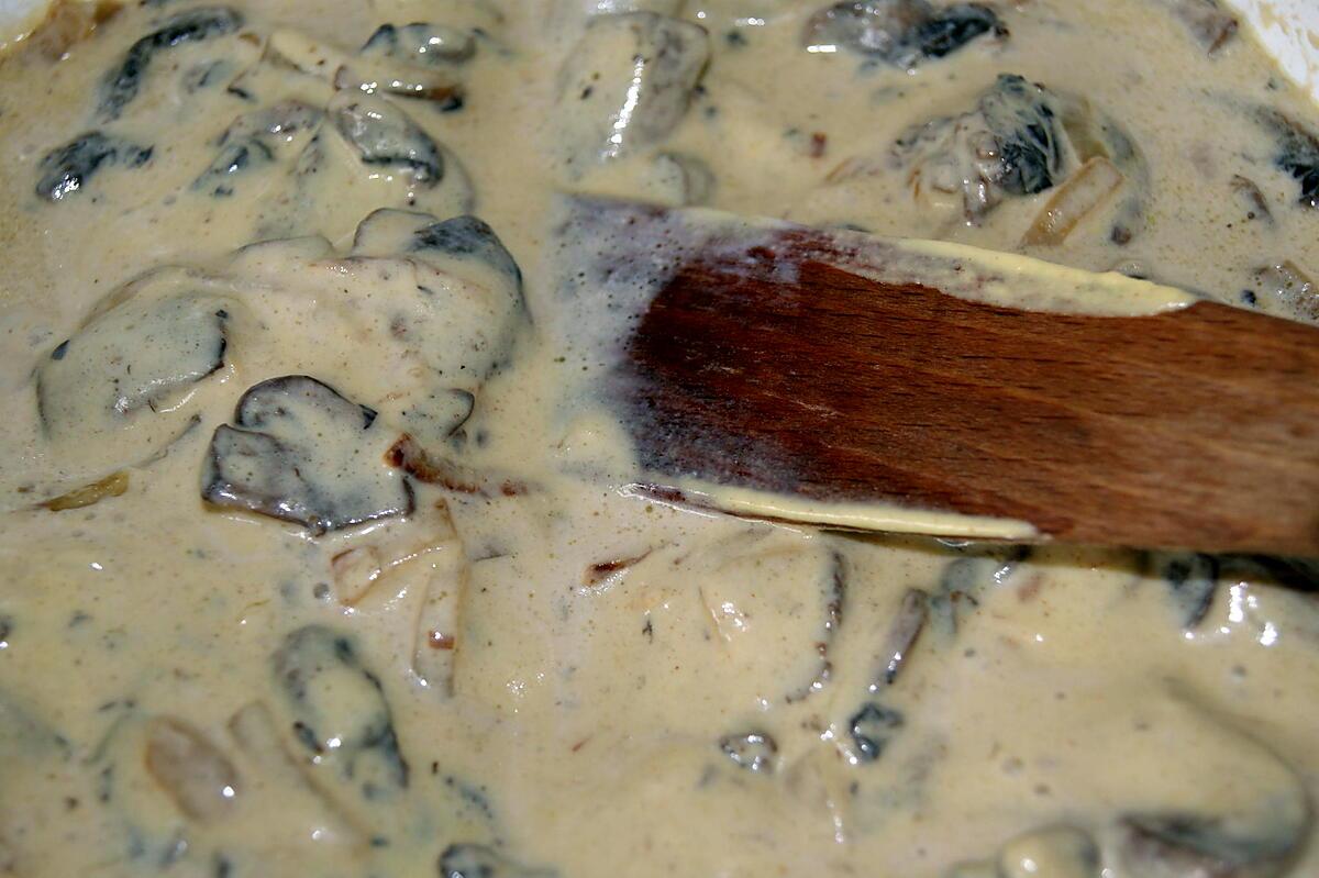 recette Côtes de veau  sauce :champignons, moutarde