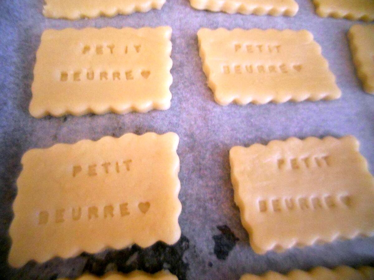 recette Petits beurre maison