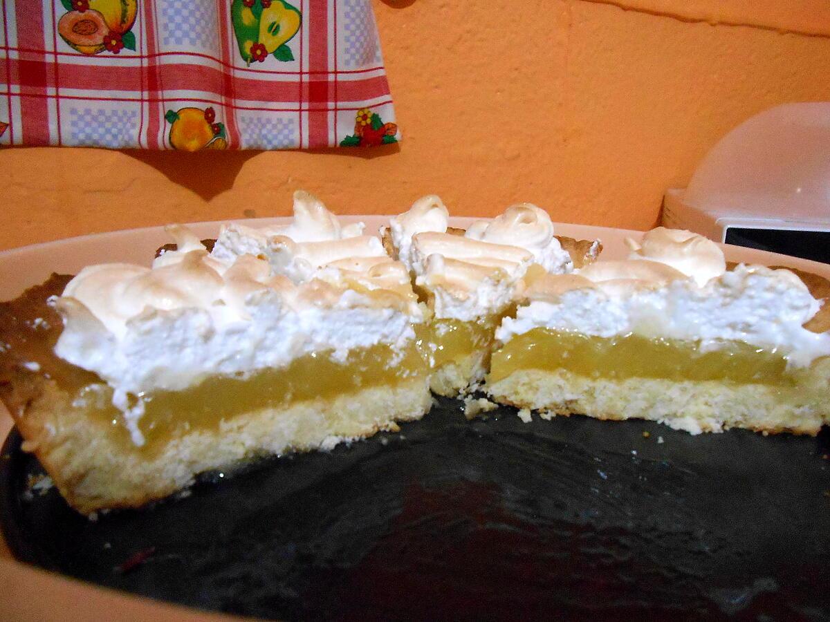 recette Tarte au citron meringuée