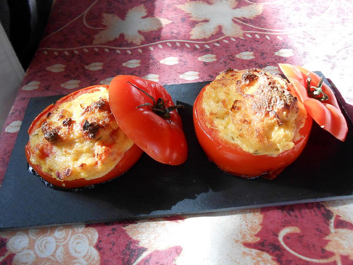 recette tomates farcies à la polenta