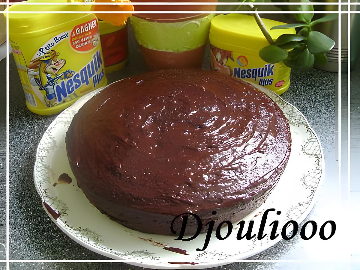 recette Gâteau au Nesquik trèèèèès facile à faire!!!