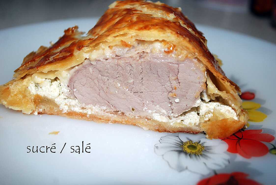 Recette de Filet mignon au boursin en feuilleté