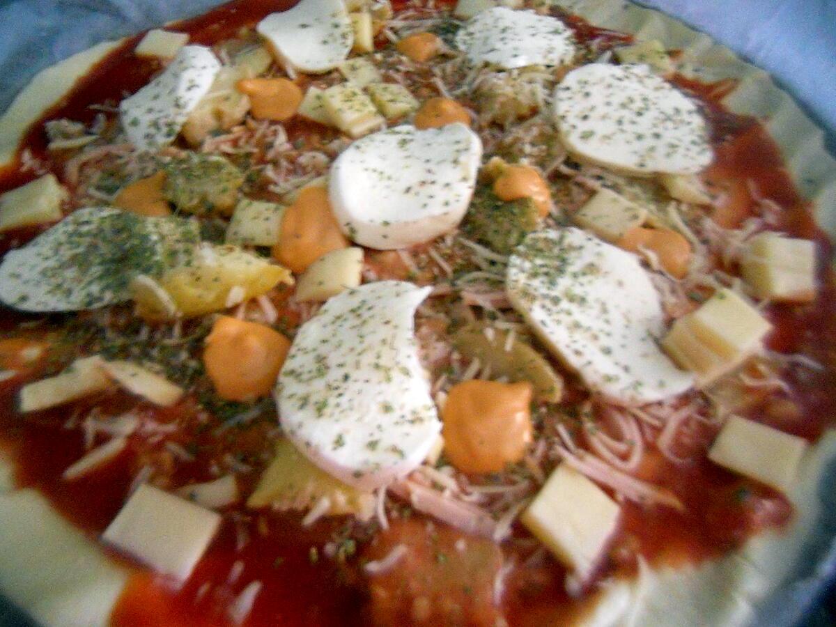 recette Pizza reste de raclette