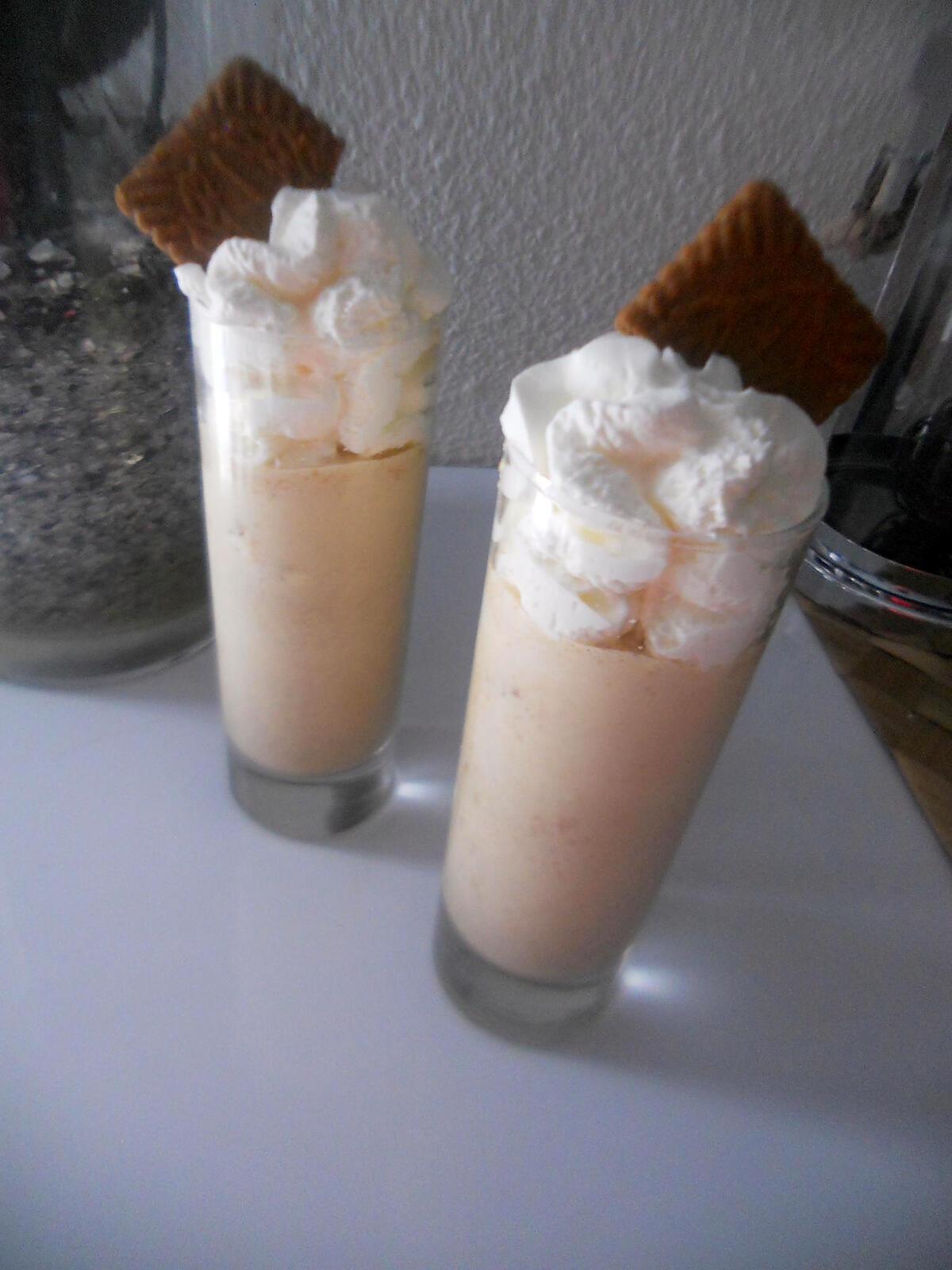 recette Milk shake spéculoos