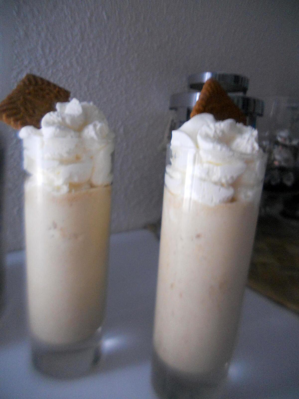 recette Milk shake spéculoos