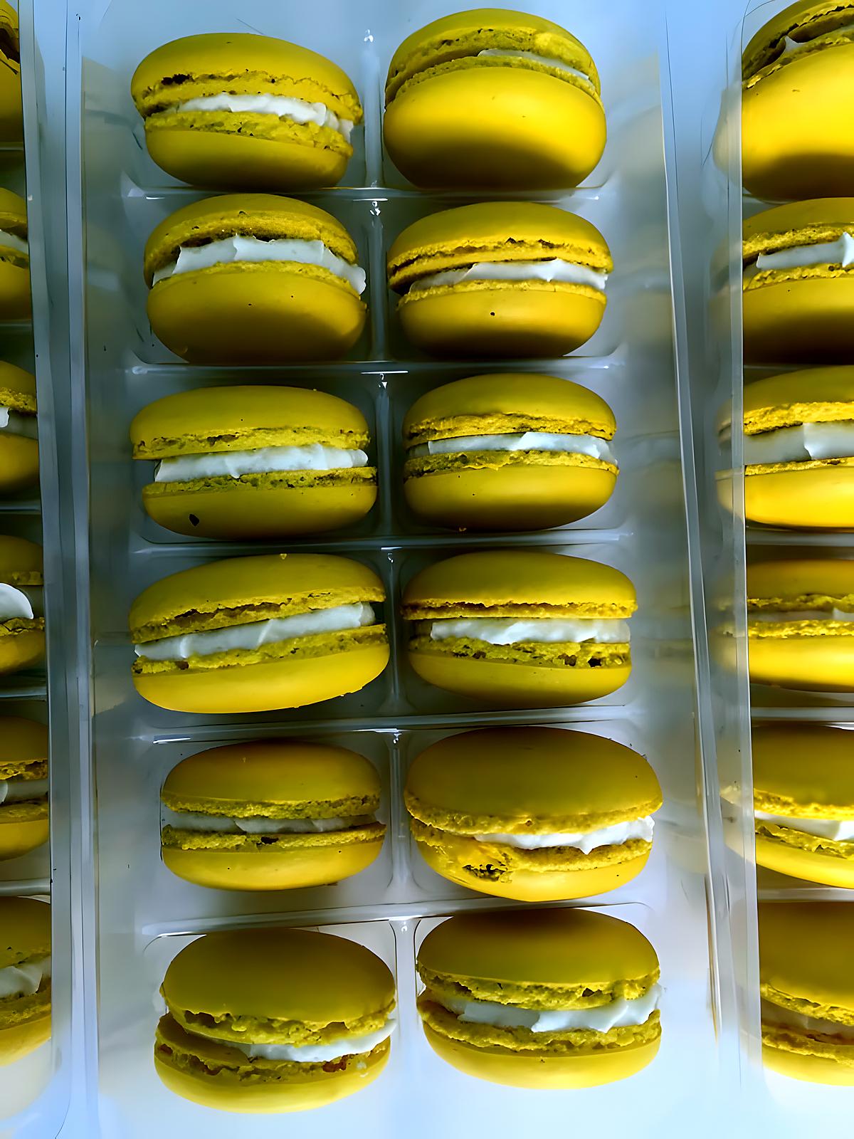 recette GANACHES CITRON - MACARONS