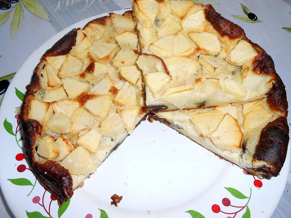 recette CLAFOUTIS POMMES PRUNEAUX