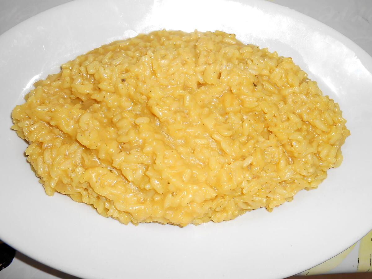 recette RESTE DE CRUSTACES ET RISOTTO AU SAFRAN