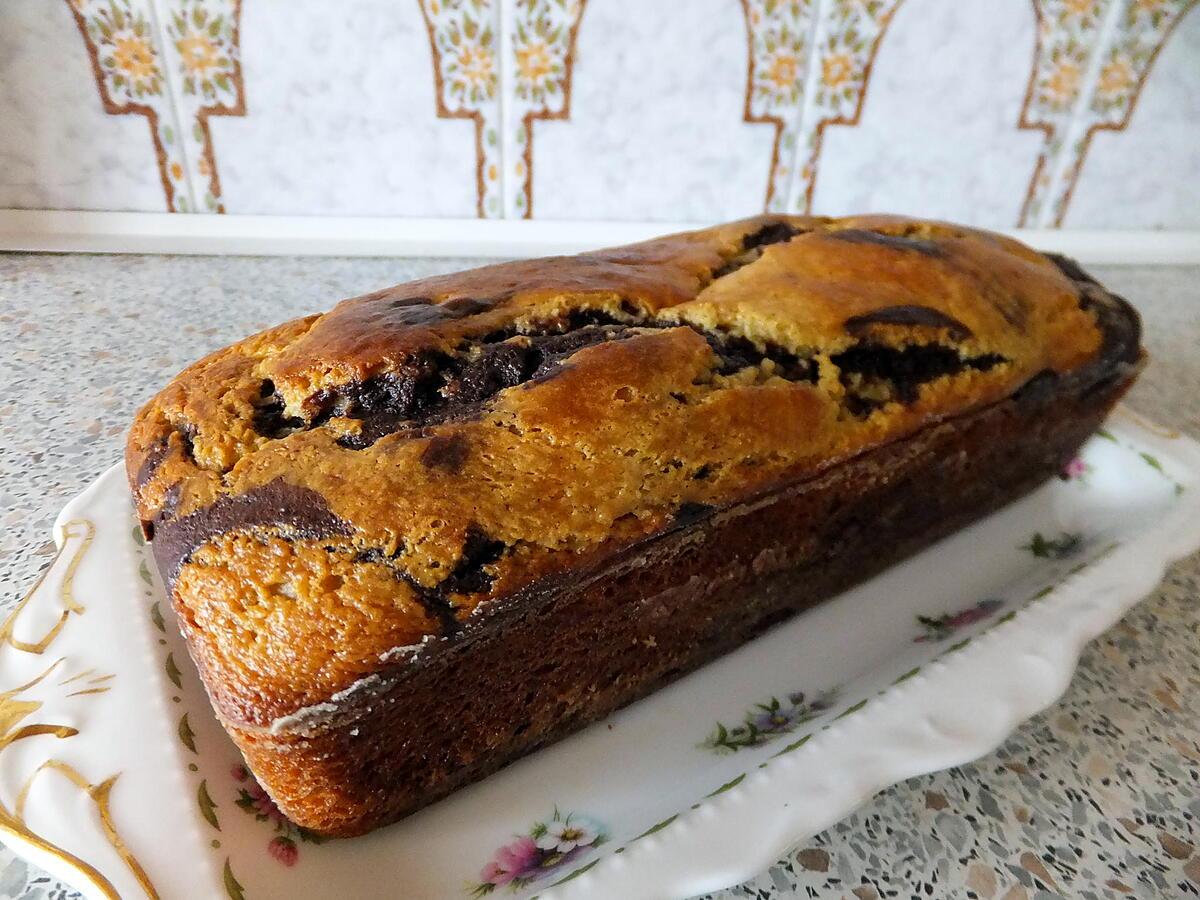 recette Marbré au chocolat sans beurre