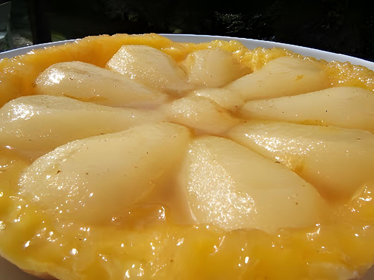 recette Tatin de poires au sirop de réglisse