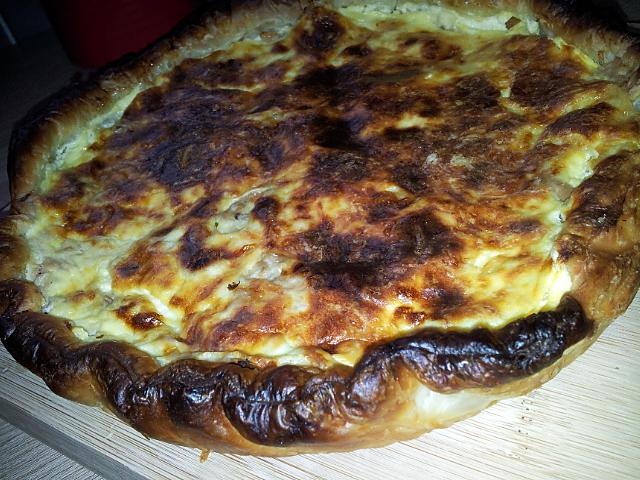 recette Quiche au thon et mozzarella à la moutarde*de mon Papa*