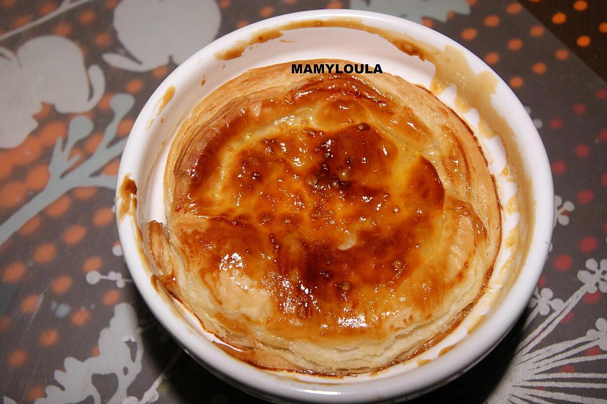 recette Flan rhubarbe/pomme/banane