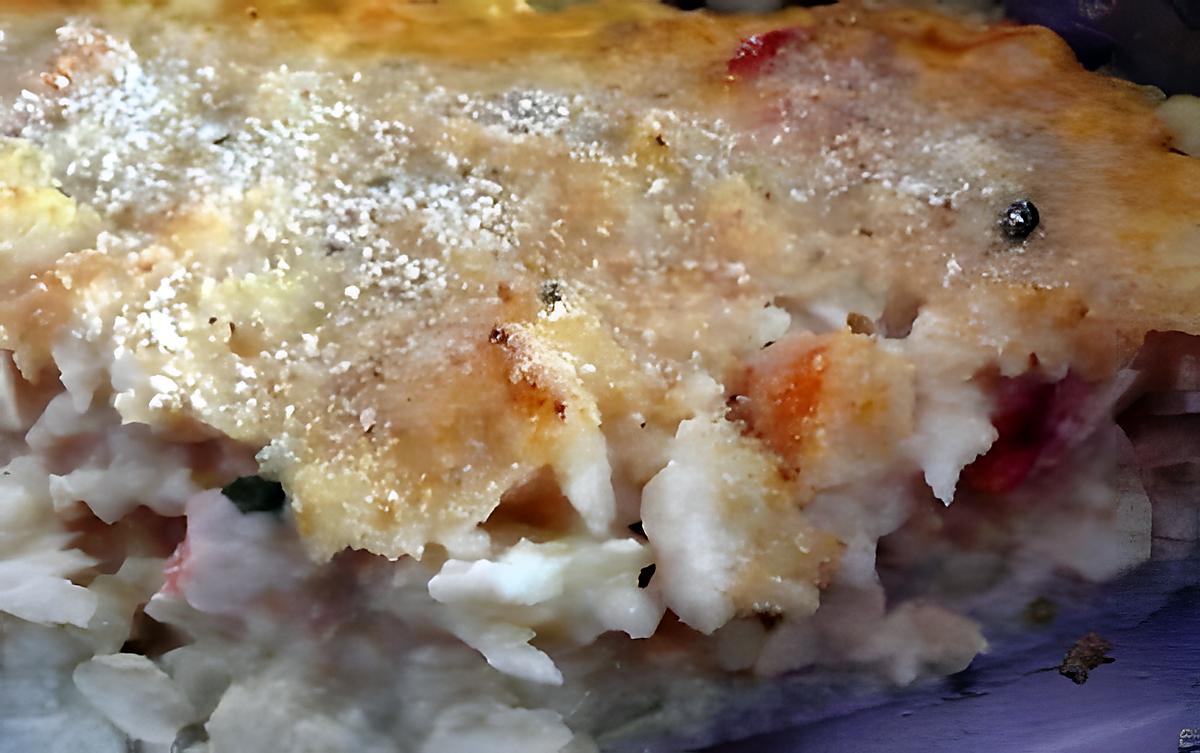 recette Gratin de morue aux crevettes