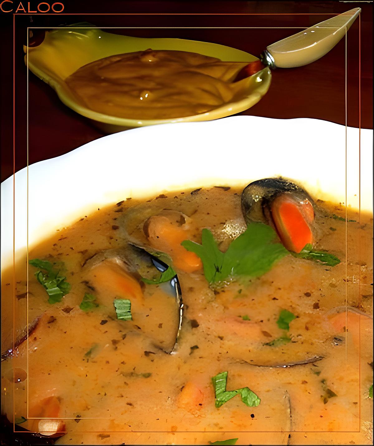 recette Soupe aux moules