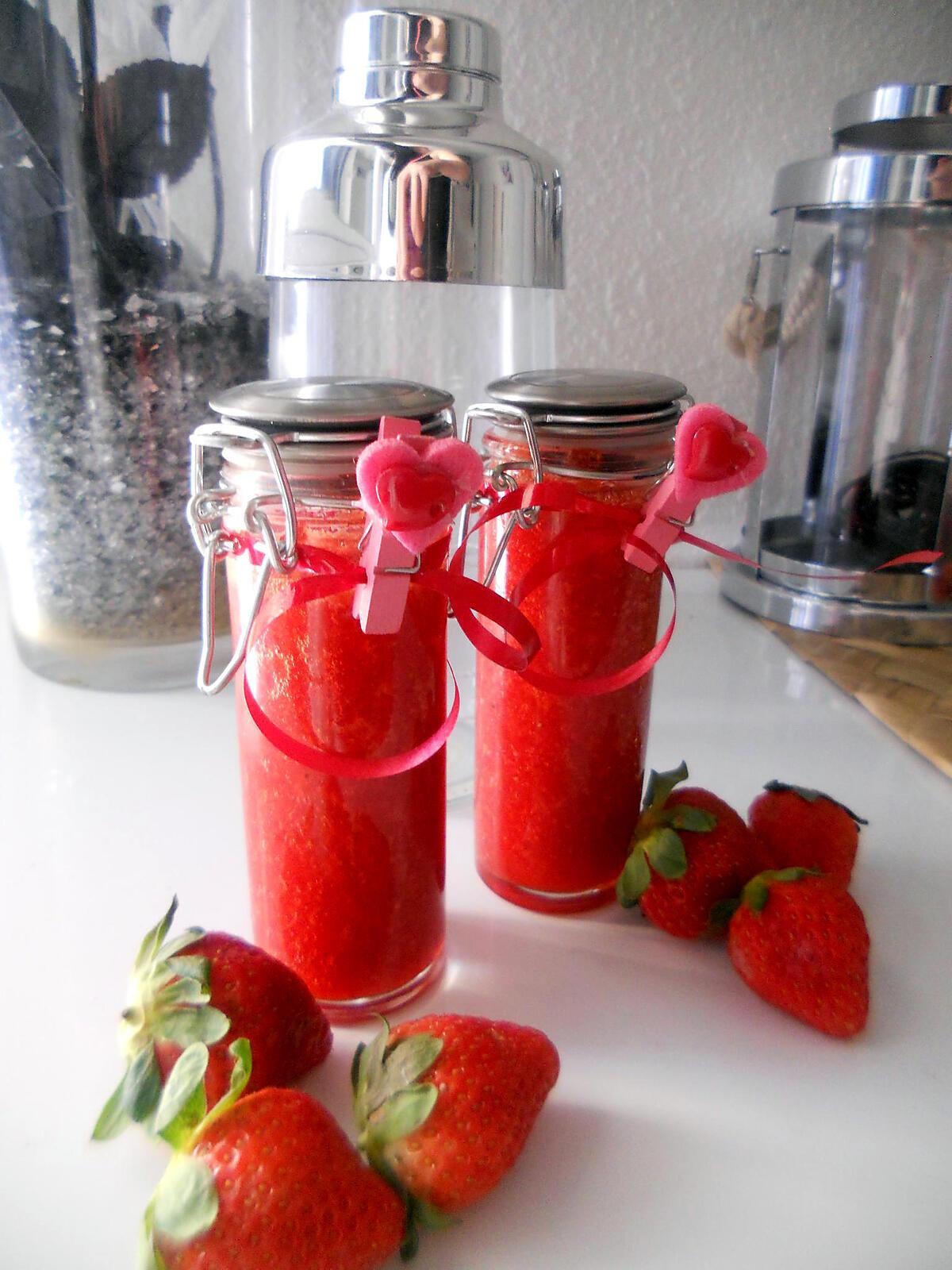 recette Coulis de fraise