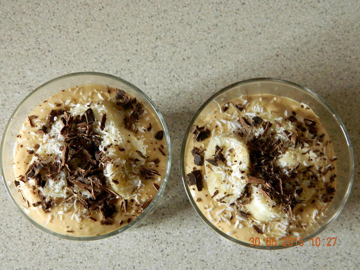 recette Verrine tiramisu banane