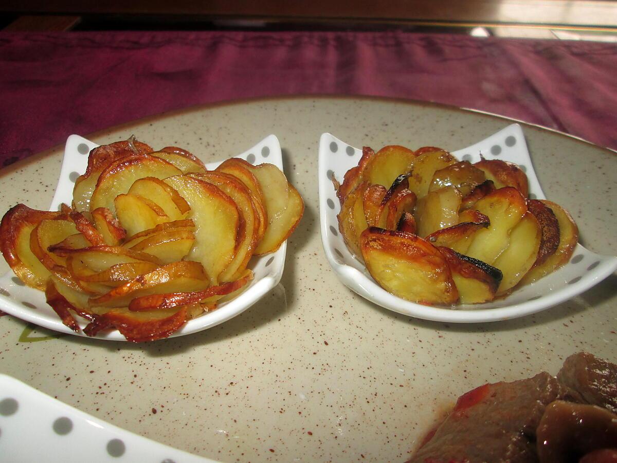 recette les roses de monsieur charpentier  de la serviette sur  la table de signé déco