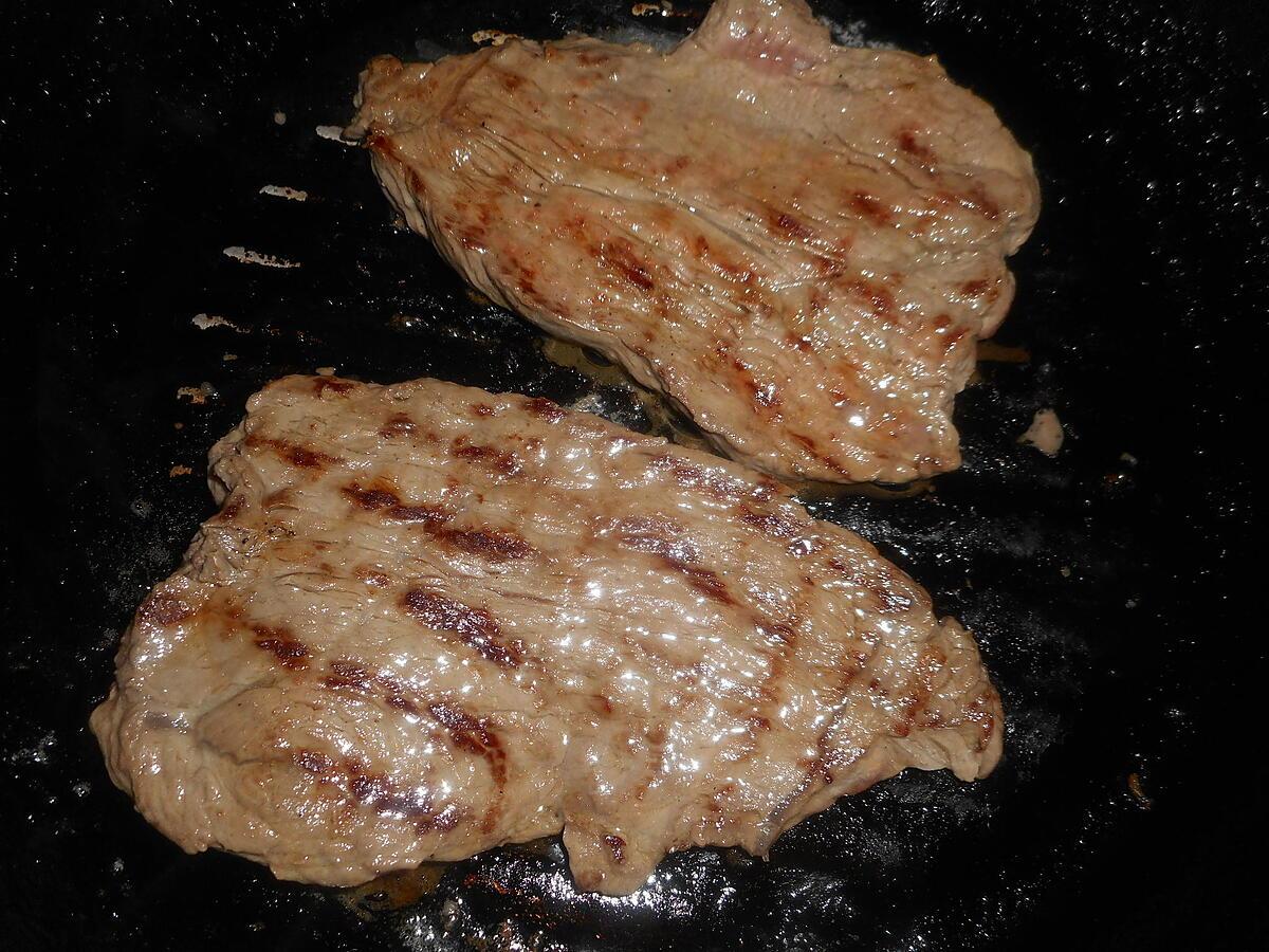 recette Steak aux oignons nouveaux