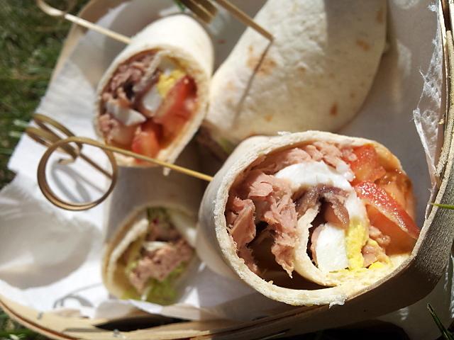 recette Wrap bagnat *pique-nique* de mon Papa