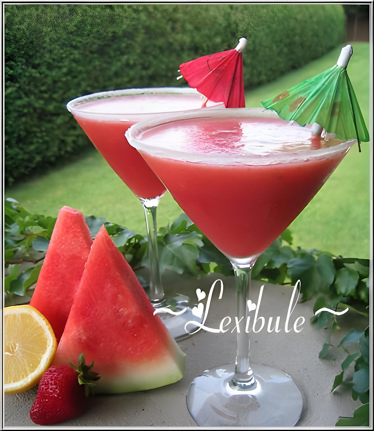 recette Limonade aux fraises et au melon d'eau