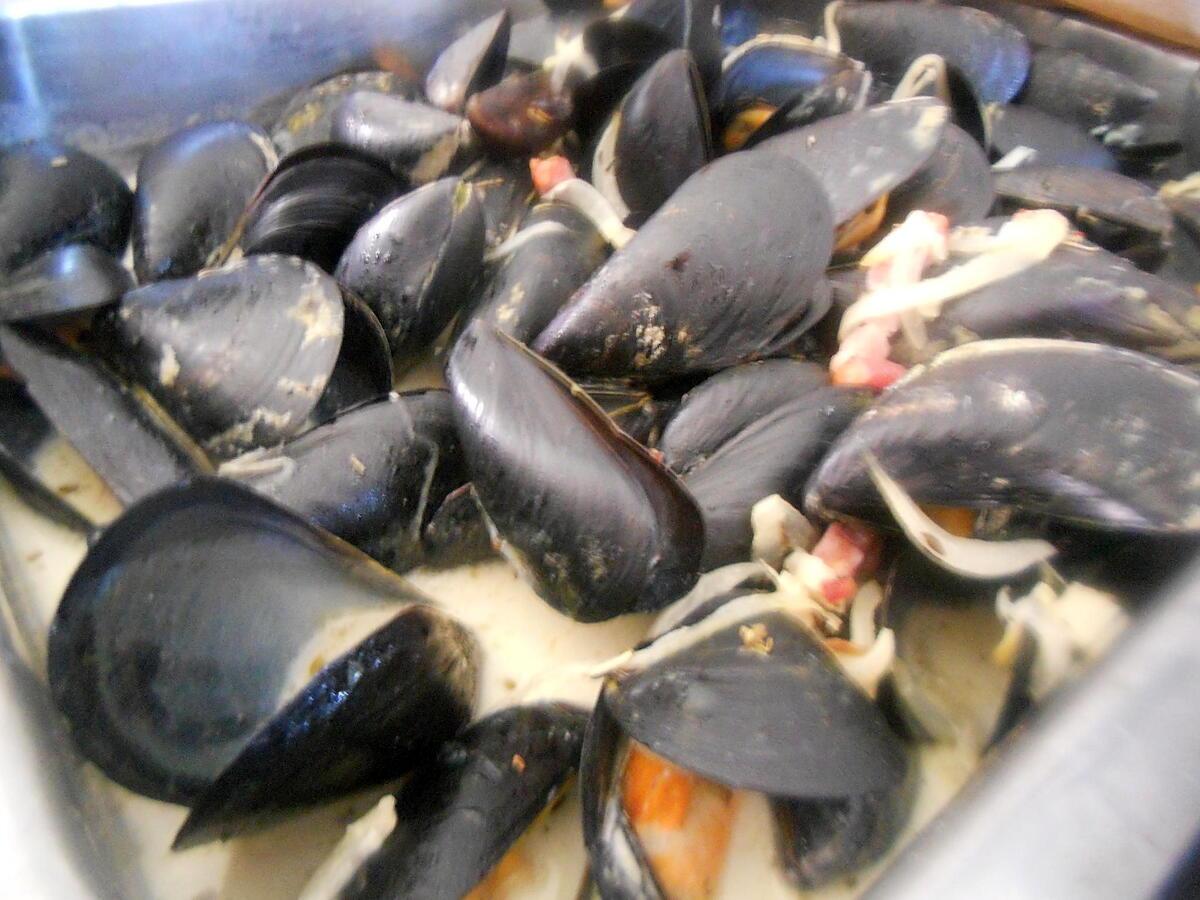 recette Moules a la crème