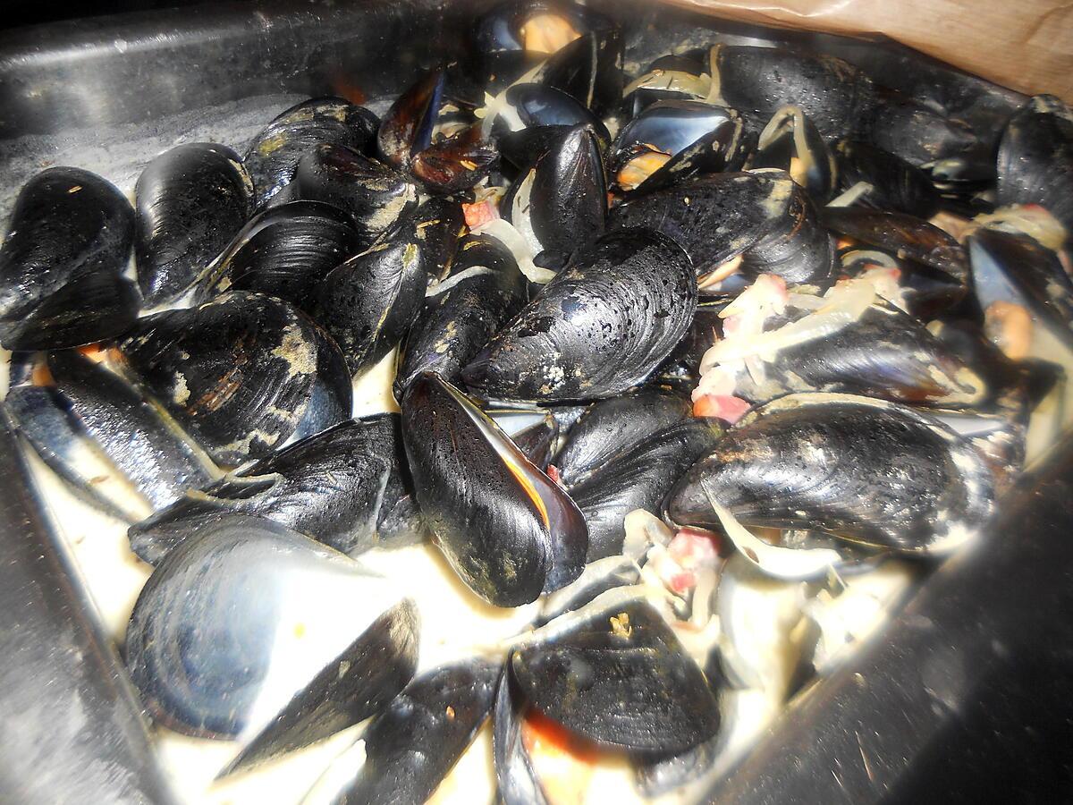 recette Moules a la crème