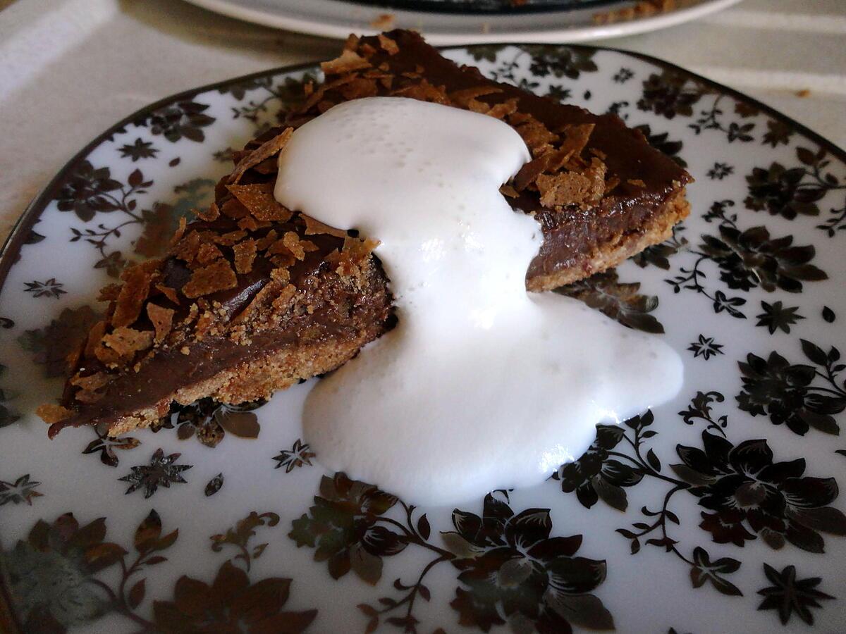 recette CHEESE-CAKE choco-nutella et crêpe dentelle