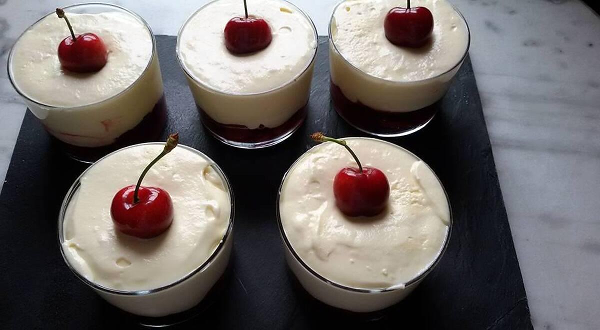 recette TIRAMISU AUX CERISES