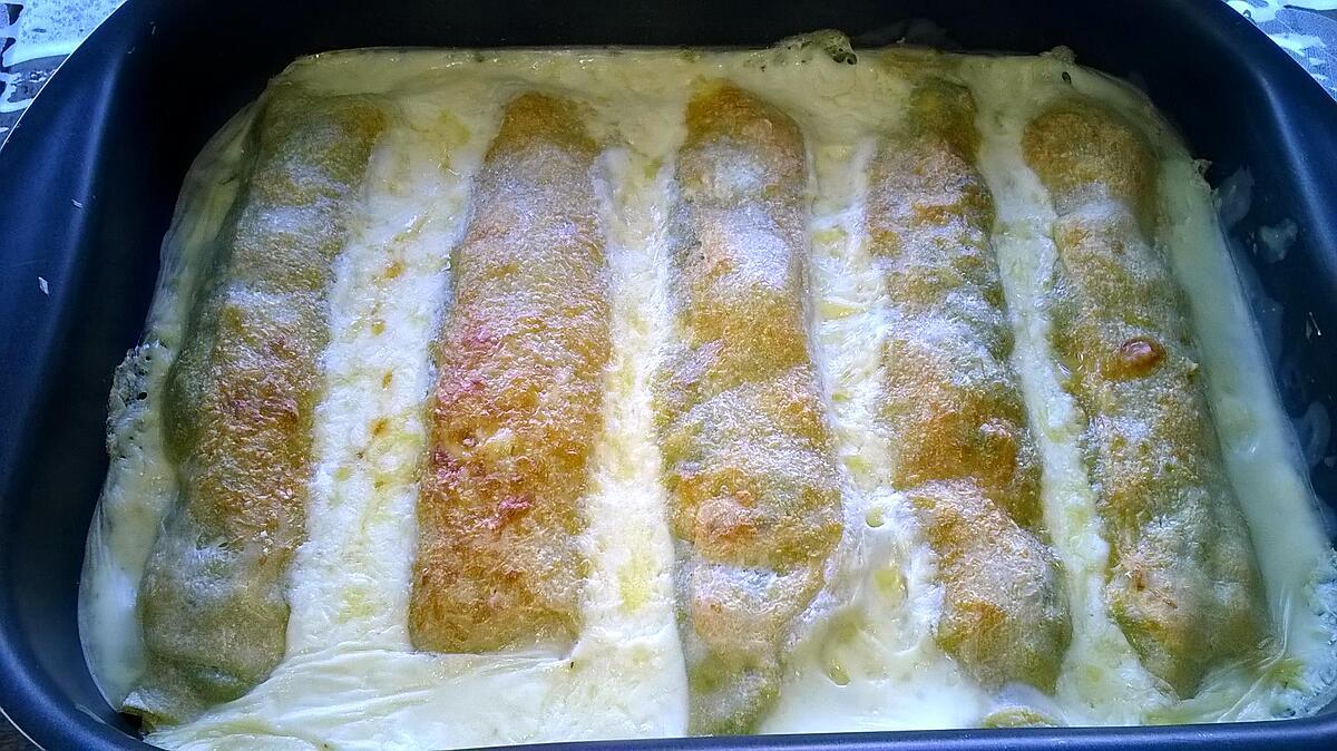 recette cannelloni épinard poulet chèvre