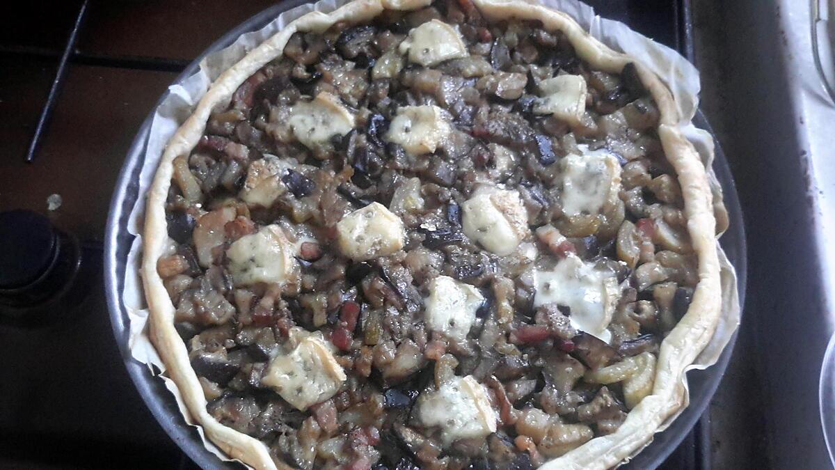 recette tarte aux aubergines