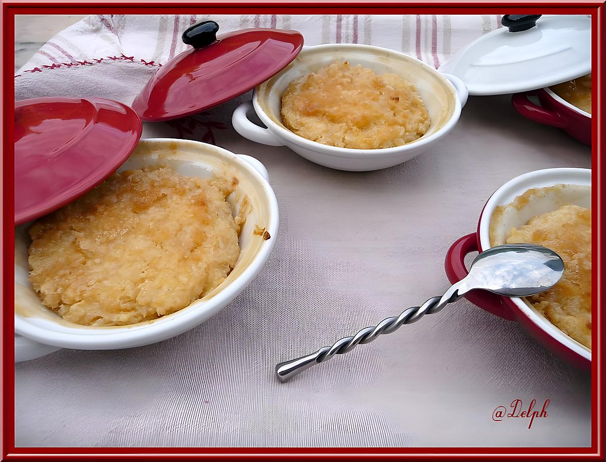 recette Riz au lait vanillé caramélisé à la noix de coco