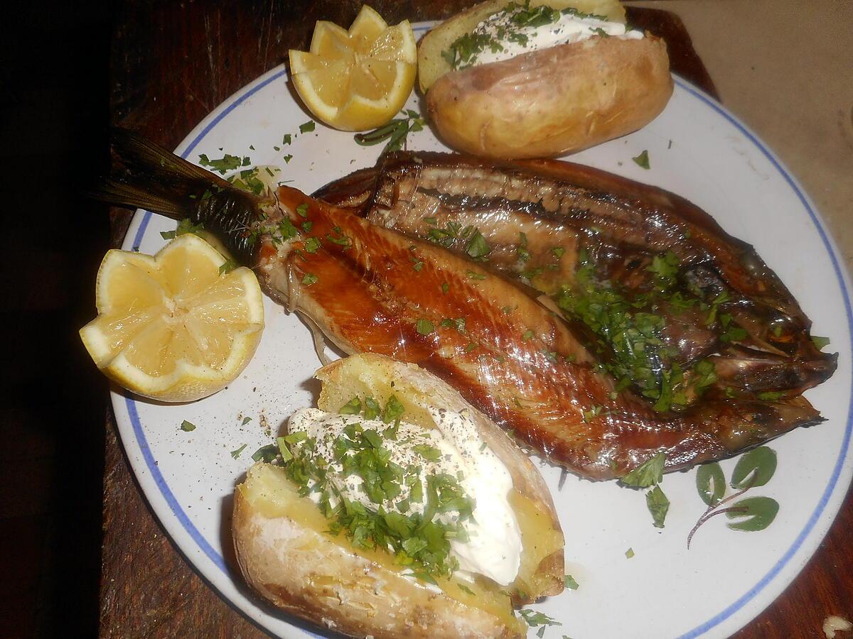 recette Kipper grillé pommes de terre au four