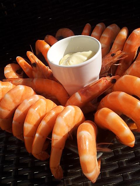 recette Aioli de bouquet de crevettes