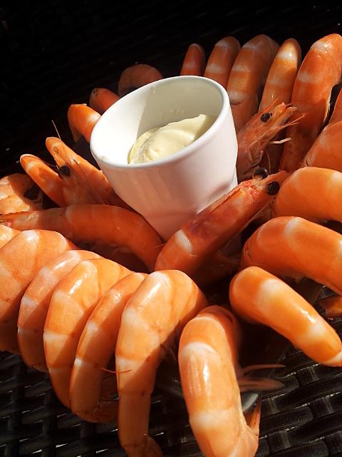 recette Aioli de bouquet de crevettes