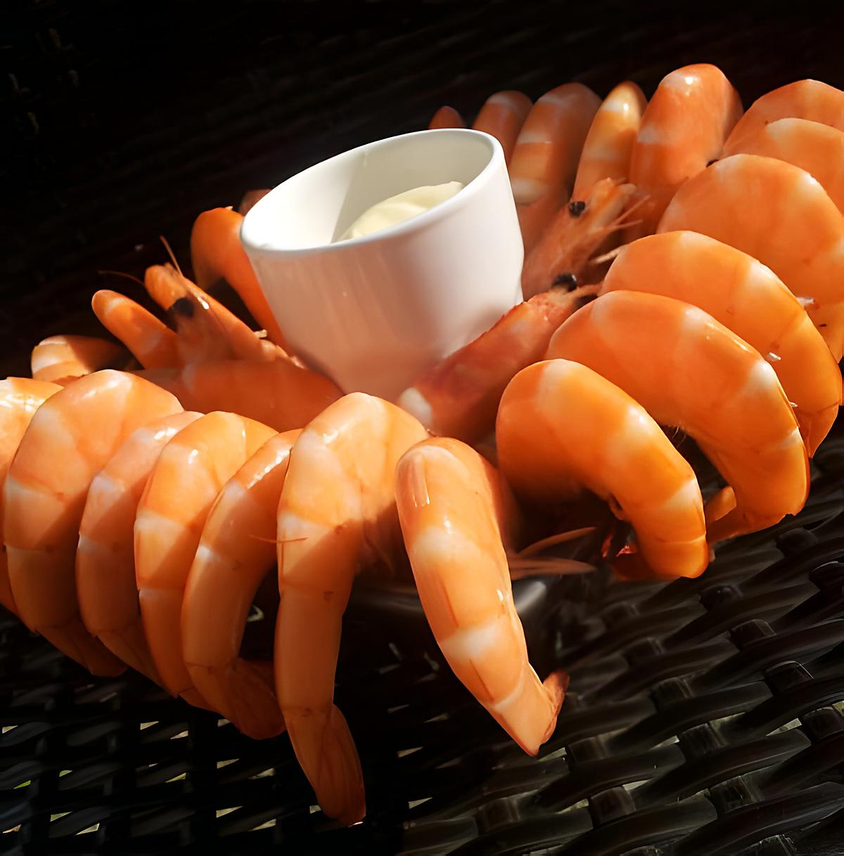 recette Aioli de bouquet de crevettes