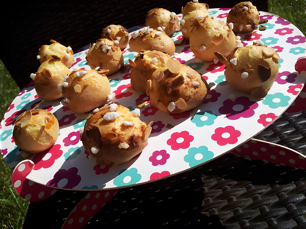 recette Chouquettes aux amandes