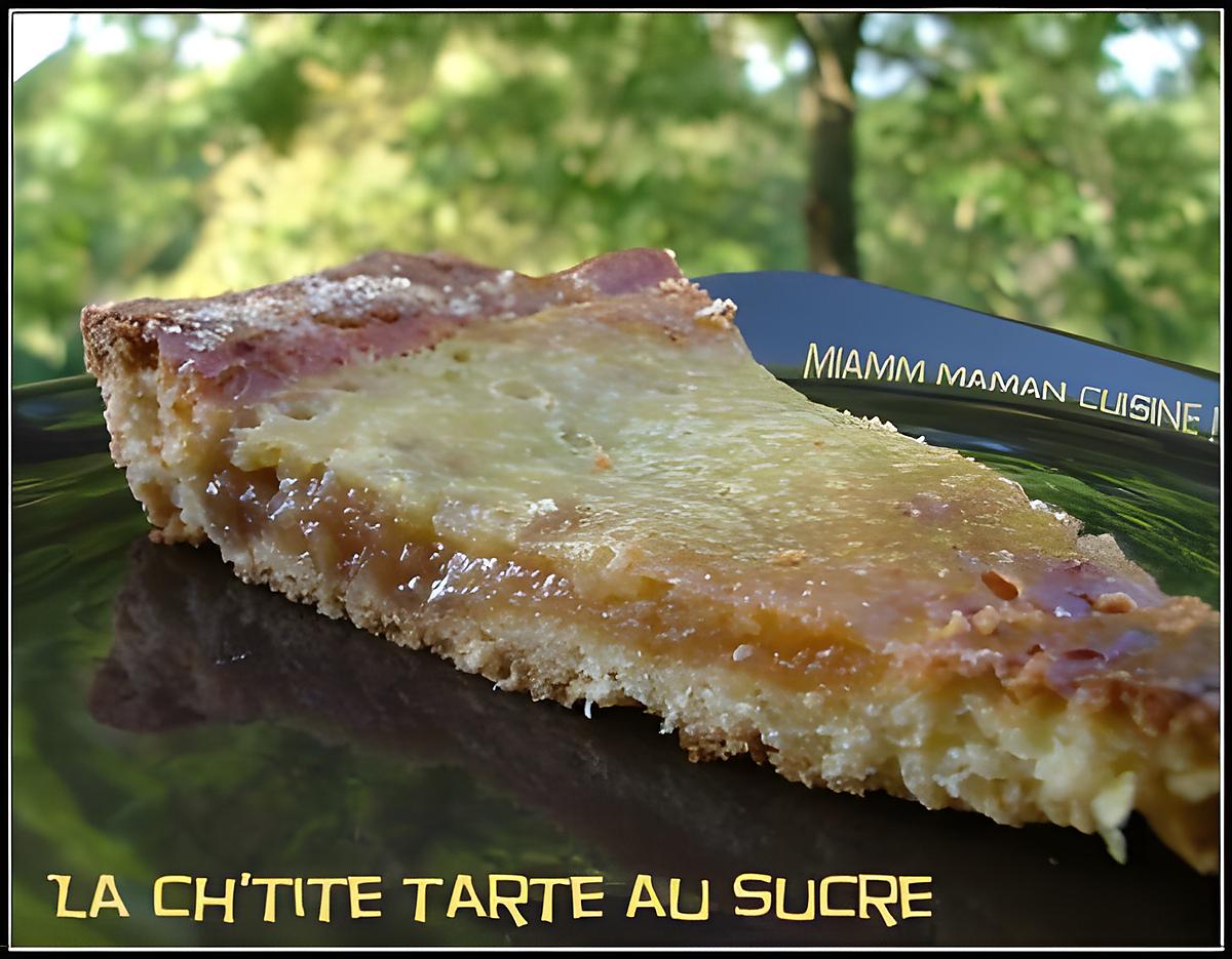 recette Ch'tite tarte au sucre